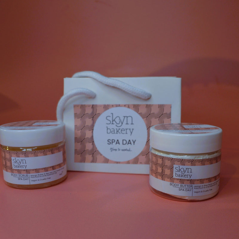 Spa Day Mini Gift Bag | Body Butter and Body Scrub