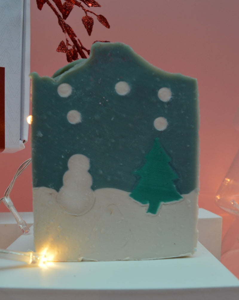 Snow Day Christmas Soap