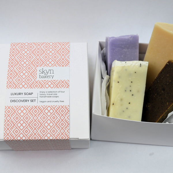 Mini Soap Gift Box | Selection of four luxury handmade soaps