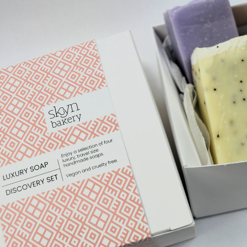 Mini Soap Gift Box | Selection of four luxury handmade soaps