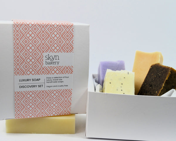 Mini Soap Gift Box | Selection of four luxury handmade soaps