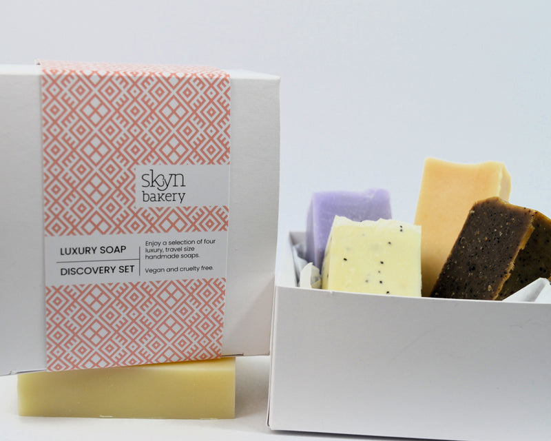 Mini Soap Gift Box | Selection of four luxury handmade soaps
