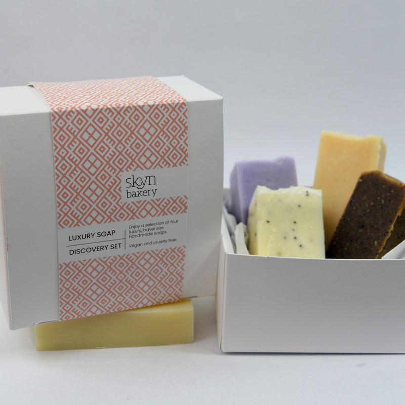 Mini Soap Gift Box | Selection of four luxury handmade soaps