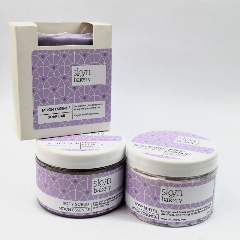 Moon Essence Body Butter, Body Scrub and Soap Bundle - Save 15%