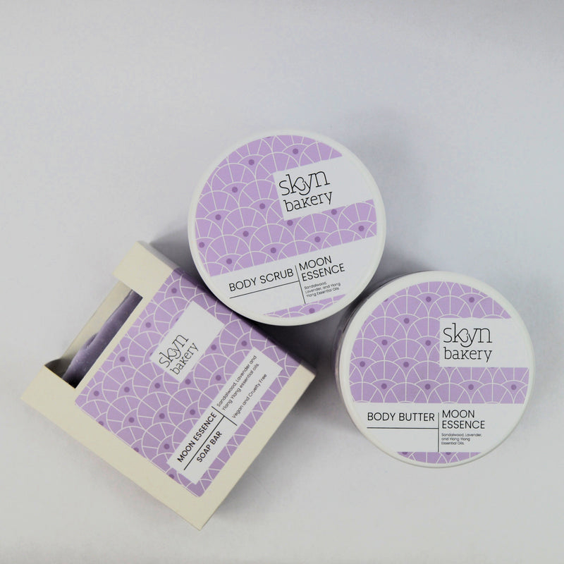 Moon Essence Body Butter, Body Scrub and Soap Bundle - Save 15%