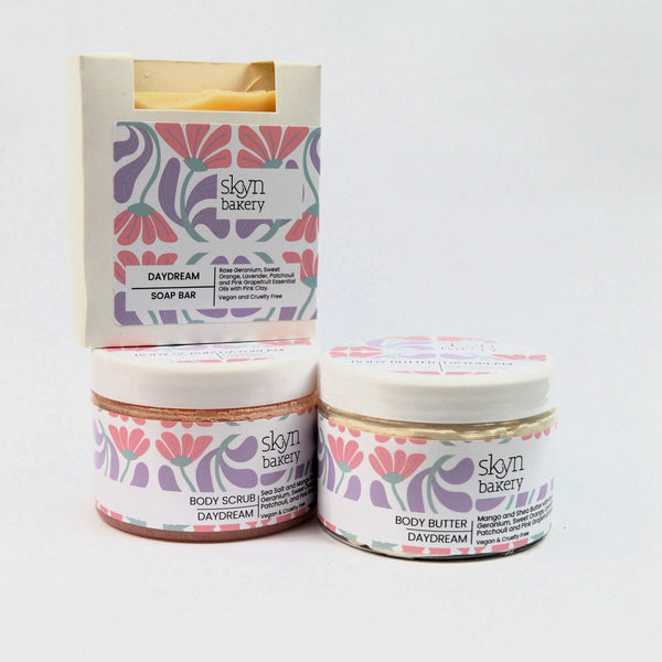 Daydream Body Butter, Body Scrub and Soap Bundle - Save 15%