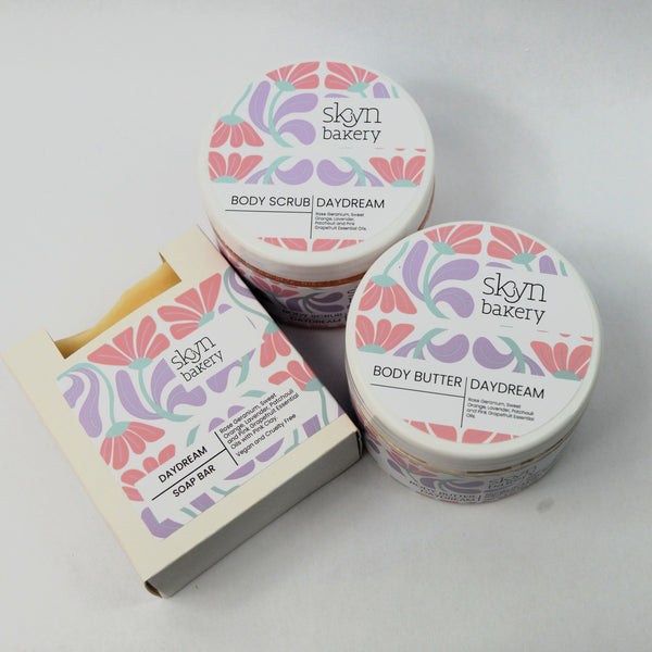 Daydream Body Butter, Body Scrub and Soap Bundle - Save 15%